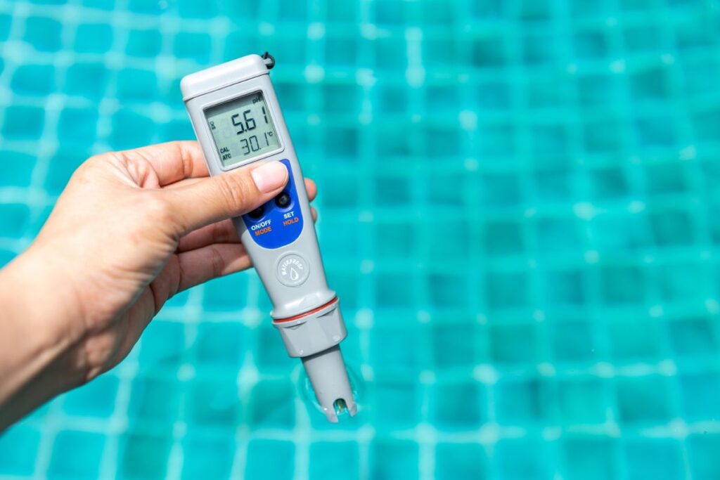 9-Testeur de qualité de l'eau pour piscine