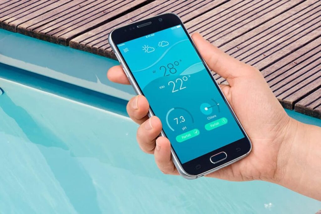 9-Thermomètre de piscine connecté