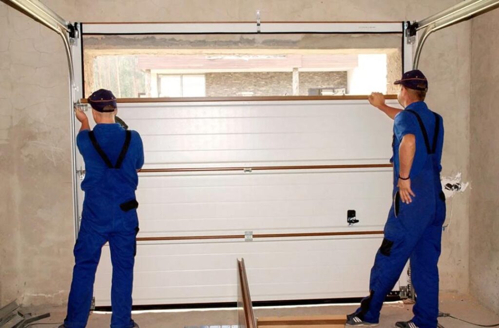installation de porte de garage haute performance