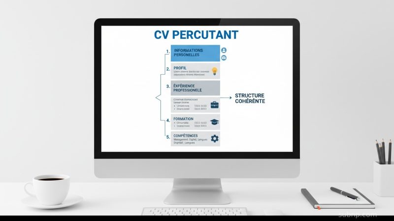 Écrire un CV percutant : structure cohérente