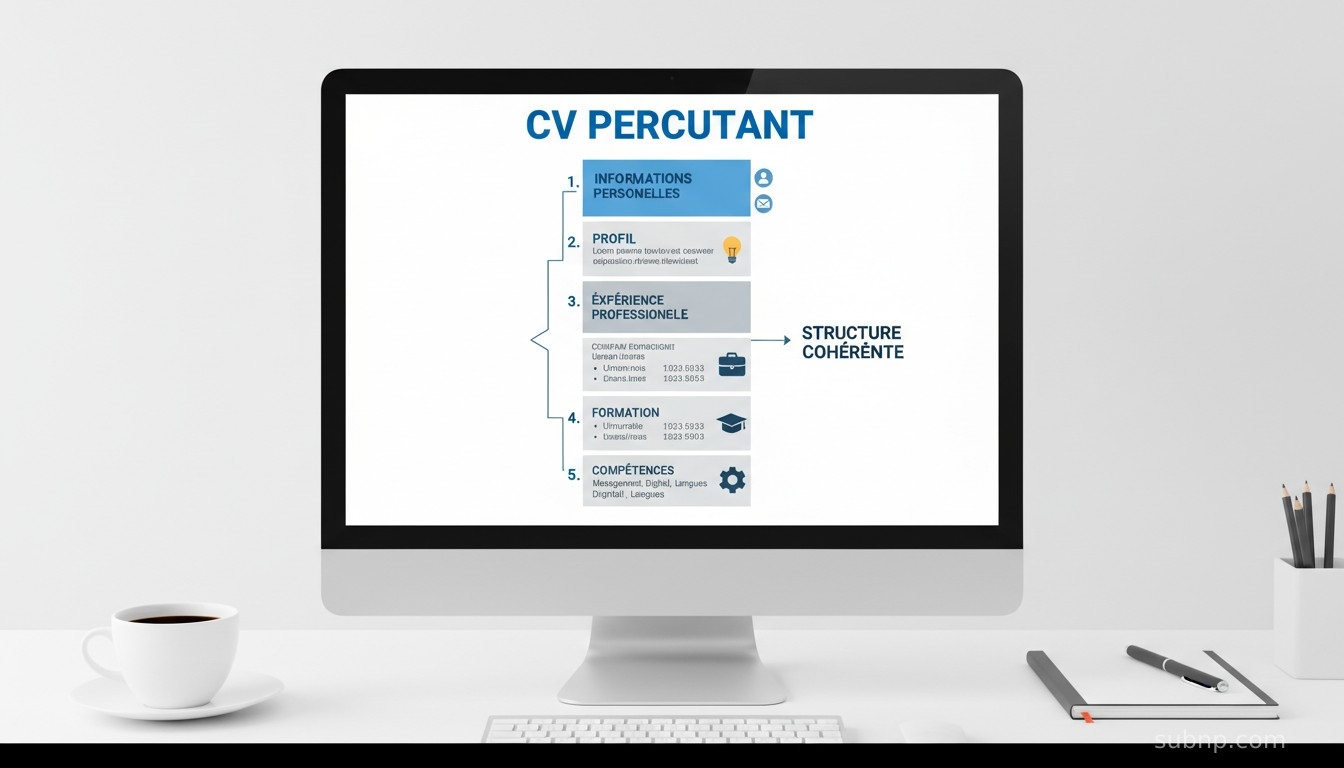 Écrire un CV percutant : structure cohérente