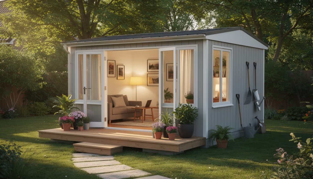 découvrez comment transformer facilement un abri de jardin en résine de 10m² en une pièce additionnelle fonctionnelle grâce à nos astuces et guide pratique.