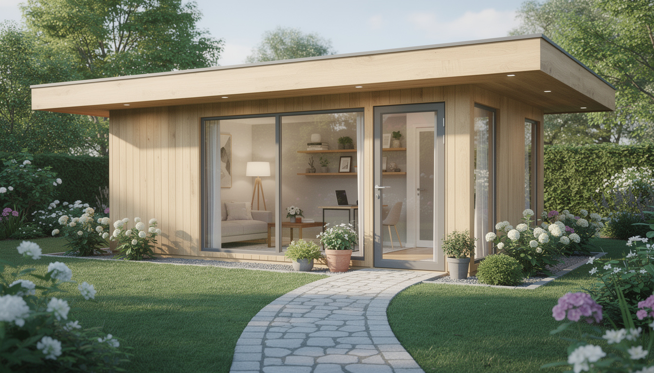 Chalet de jardin habitable 20m² : tout savoir sur le prix, les démarches et son utilisation