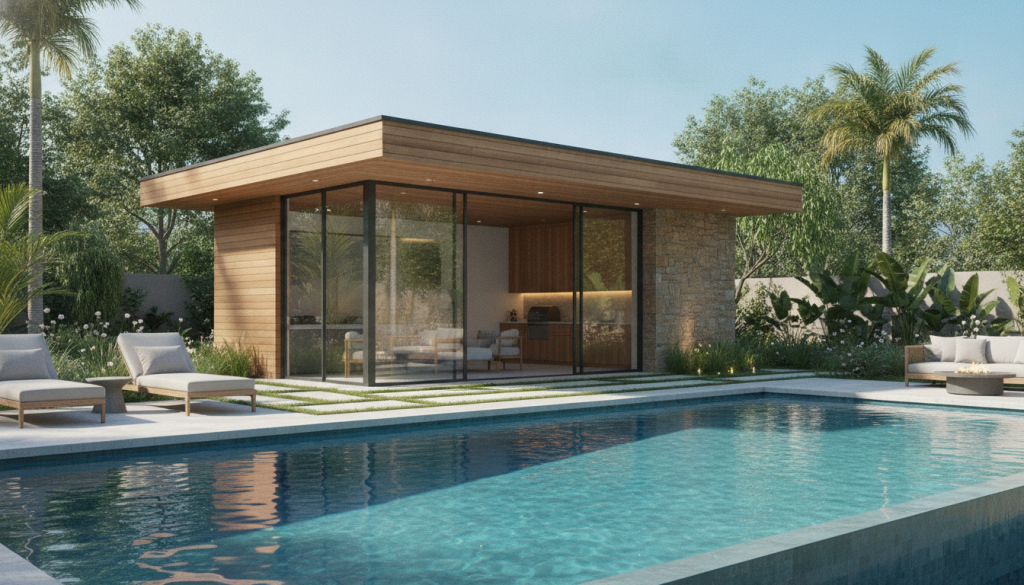 découvrez tout ce qu'il faut savoir sur le pull house et le pool house, ces annexes de piscine idéales pour profiter pleinement de votre espace extérieur.