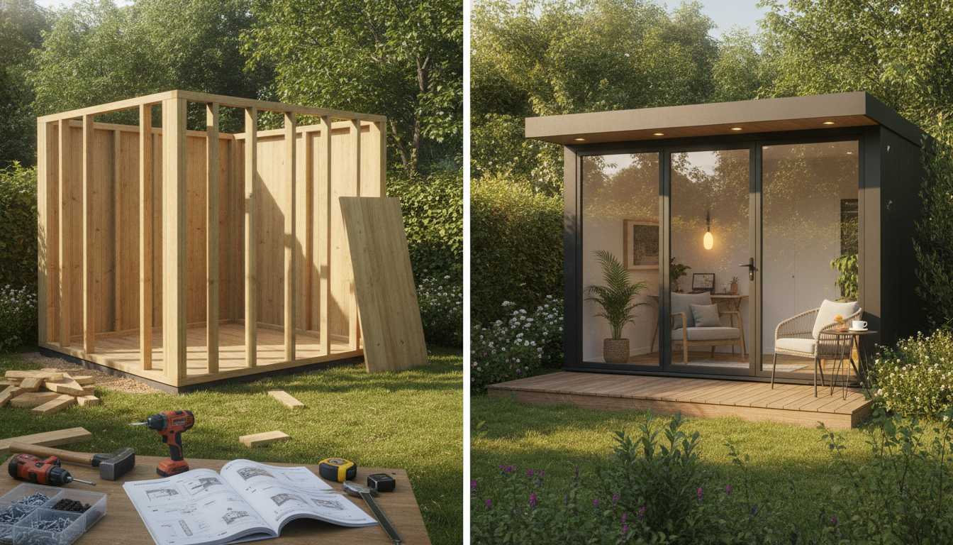 Studio de jardin : opter pour le kit ou le clé en main ? Lequel choisir