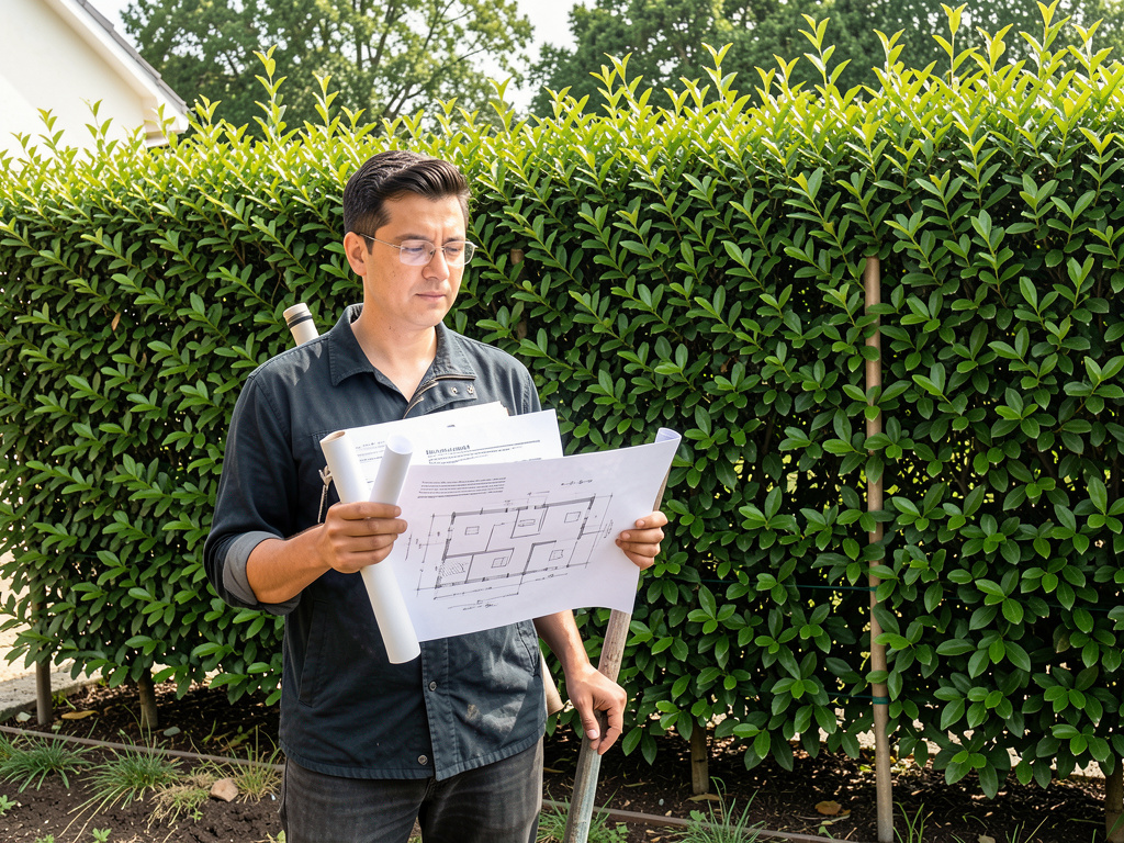 Autorisation pour planter une haie mitoyenne sur 300m2 : guide