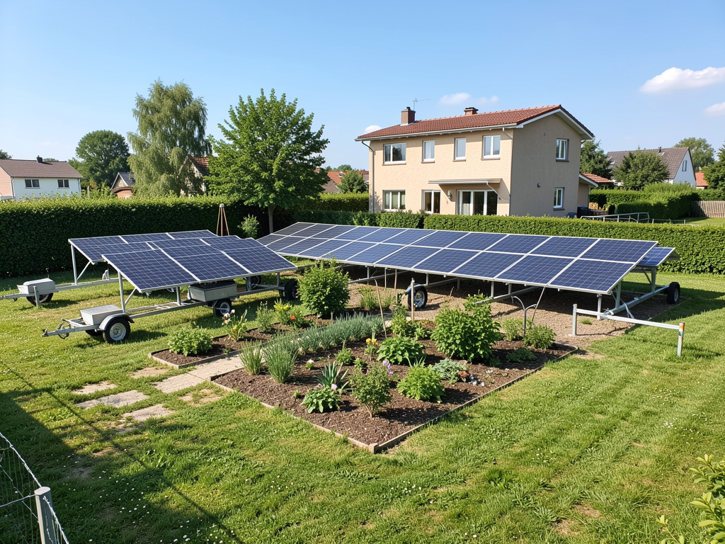 Choisir le support pour panneaux mobiles sur un terrain de 300 m2 : comparatif court