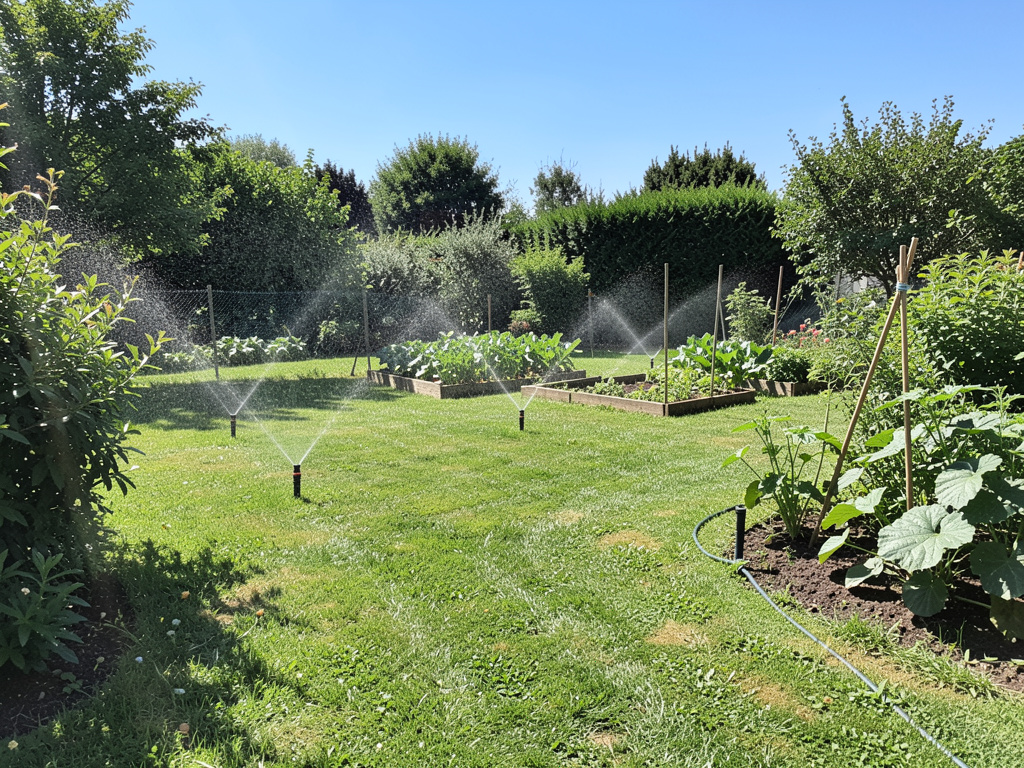 Choisir un arrosage automatique pour un jardin de 400m2 utile