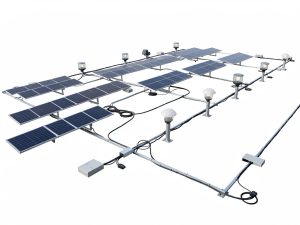 Installer un éclairage extérieur alimenté par panneaux sur 500 m2 : notice pratique