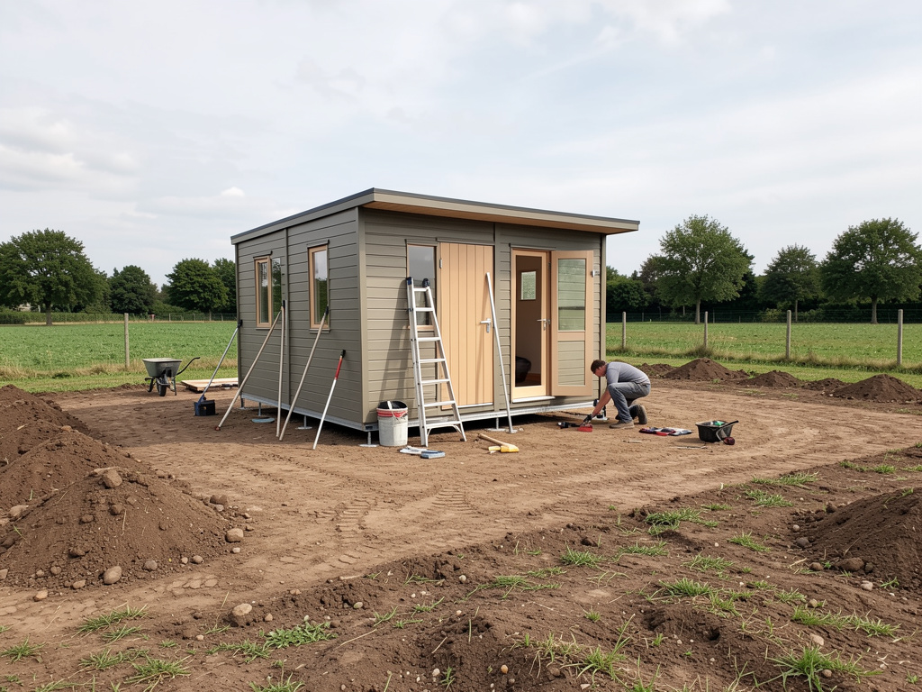 Poser un abri de jardin modulable sans fondation sur 300 m2 : mode d’emploi