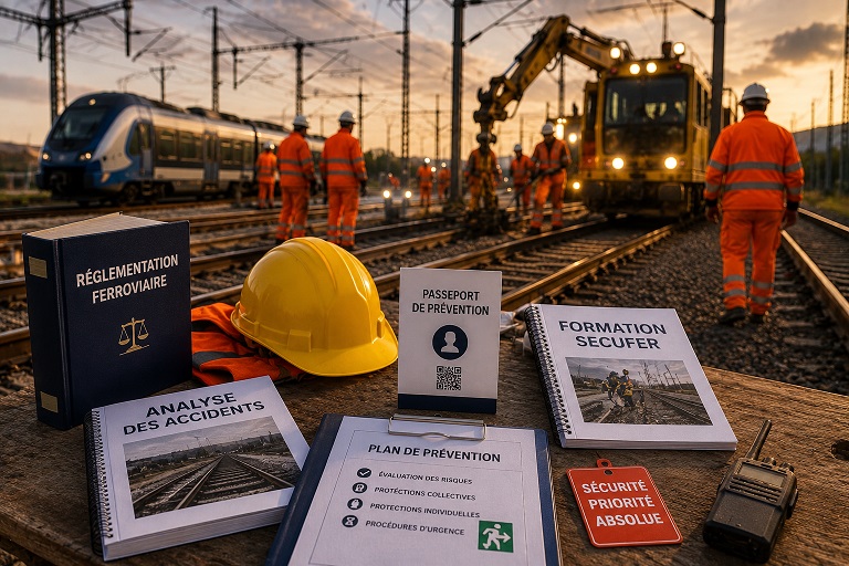 Sécurité au travail sur les chantiers ferroviaires : les enjeux