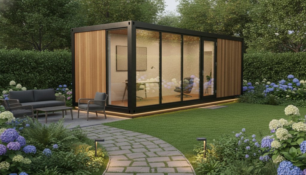 découvrez le studio container, une solution d'aménagement innovante et pratique pour transformer votre jardin en un espace fonctionnel et moderne.